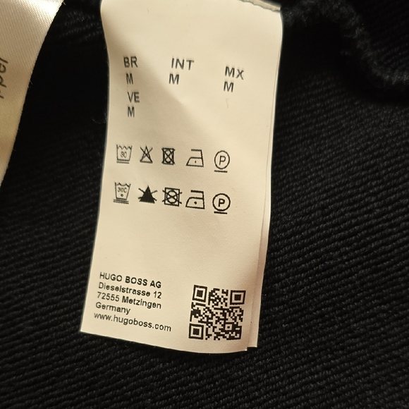 HUGO Navy Asymmetrical Zip Hoodie - Picture 16 of 16